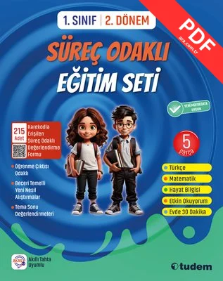 1. Sınıf 2. Dönem 5 Parça Süreç Odaklı Eğitim Seti