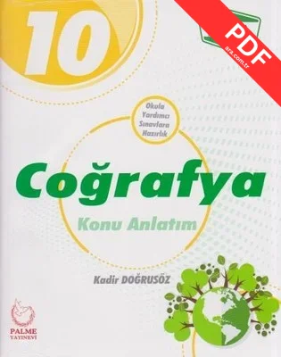 10.Sınıf Coğrafya Konu Anlatım PDF indir
