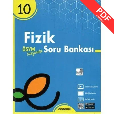 10.Sınıf Fizik Soru Bankası PDF indir