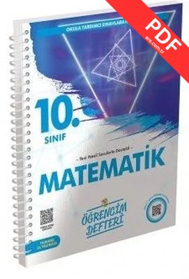 10.Sınıf Matematik Öğrencim Defteri PDF indir