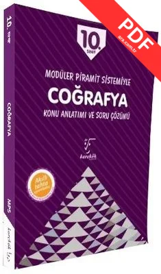 10.Sınıf Modüler Piramit Sistemiyle Coğrafya Konu Anlatımı ve Soru Çözümü PDF indir