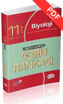 11.Sınıf Biyoloji Soru Bankası-Özetli Lezzetli PDF indir