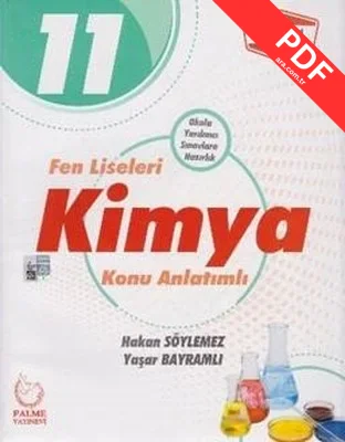 11.Sınıf Fen Liseleri Kimya Konu Anlatımlı PDF indir