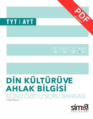 12. Sınıf Din Kültürü ve Ahlak Bilgisi TYT - AYT Konu Özetli Soru Bankası PDF indir