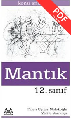 12.Sınıf Mantık Konu Anlatımlı Yardımcı Ders Kitabı
