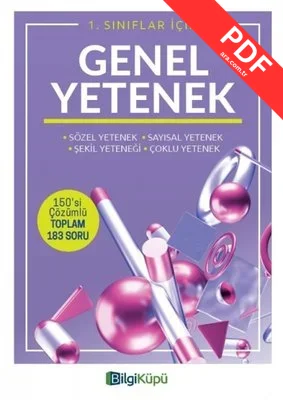 1.Sınıflar İçin Genel Yetenek PDF indir