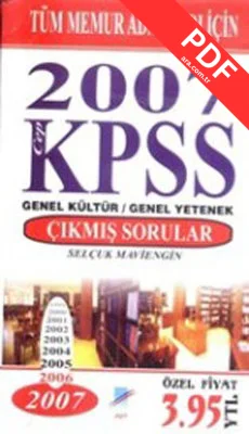 2008 Cep KPSS Genel Kültür Genel Yetenek