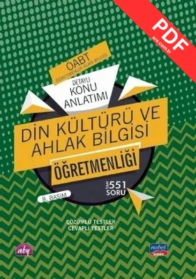 2020 KPSS ÖABT Din Kültürü ve Ahlak Bilgisi Öğretmenliği Soru Bankası PDF indir