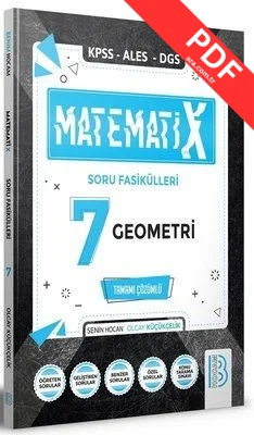 2021 KPSS ALES DGS MatematiX Soru Fasikülleri 7 