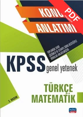 2021 KPSS Genel Yetenek Türkçe Matematik Konu Anlatımı PDF indir