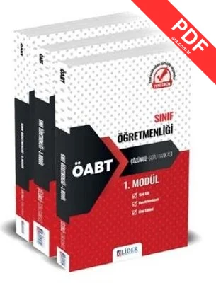 2021 KPSS ÖABT Sınıf Öğretmenliği Soru Bankası Modüler Set Çözümlü