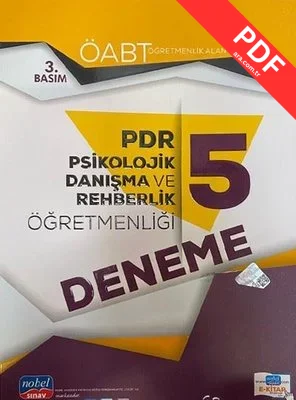 2021 ÖABT Psikolojik Danışma ve Rehberlik Öğretmenliği 5 Deneme PDF indir