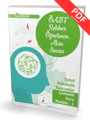 2021 ÖABT Rehber Öğretmenliği Alan Sınavı Bireyi Tanıma Teknikleri Çözümlü Soru Modülü 5 PDF indir