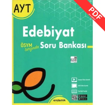 2022 AYT Edebiyat Soru Bankası PDF indir