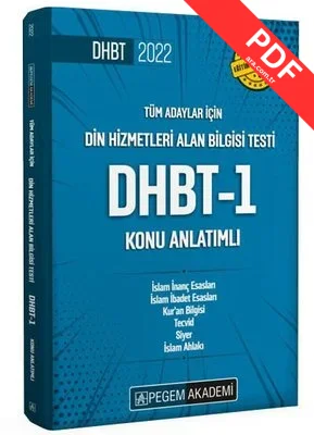 2022 Din Hizmetleri Alan Bilgisi Testi Konu Anlatımı