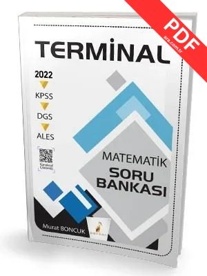 2022 KPSS DGS ALES Terminal Matematik Dijital Çözümlü Soru Bankası PDF indir