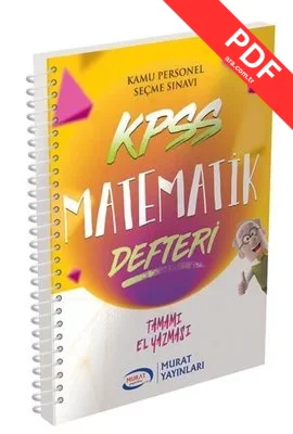 2022 KPSS Matematik Defteri PDF indir