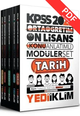 2022 KPSS Ortaöğretim Ön Lisans GY - GK Konu Anlatımlı Modüler Set PDF indir