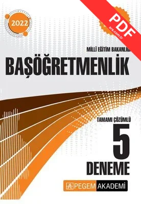 2022 Milli Eğitim Bakanlığı Başöğretmenlik 5 Deneme