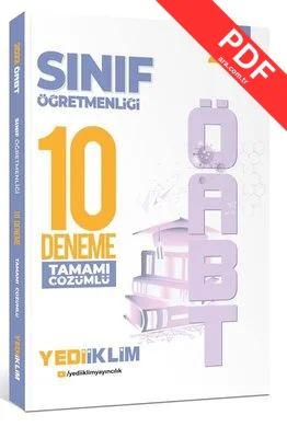 2022 ÖABT Sınıf Öğretmenliği Tamamı Çözümlü 10 Deneme