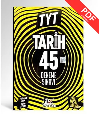 2023 TYT Tarih 45 Deneme