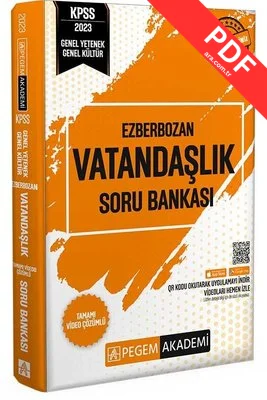 2023 Ezberbozan KPSS Genel Yetenek Genel Kültür Vatandaşlık Soru Bankası