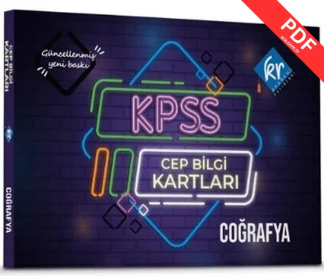 2023 KPSS Coğrafya Cep Bilgi Kartları PDF indir