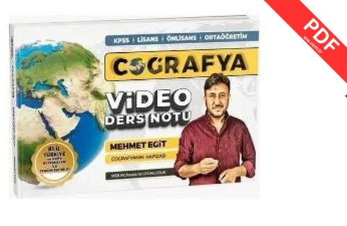 2023 KPSS Coğrafya Video Ders Notları PDF indir