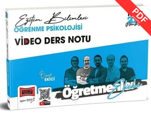 2023 KPSS Eğitim Bilimleri Öğretmenler Ekibi Öğrenme Psikolojisi Video Ders Notları