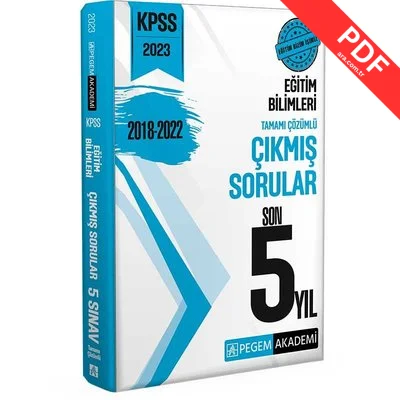 2023 KPSS Eğitim Bilimleri Çıkmış Sorular Son 5 Sınav