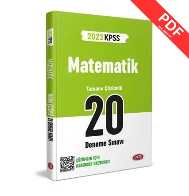 2023 KPSS Matematik Tamamı Çözümlü 20 Deneme Sınavı