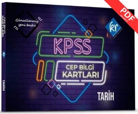 2023 KPSS Tarih Cep Bilgi Kartları