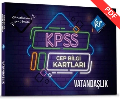 2023 KPSS Vatandaşlık Cep Bilgi Kartları