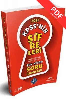 2023 KPSS'nin Şifreleri Genel Yetenek Genel Kültür Tek Kitap Soru Bankası