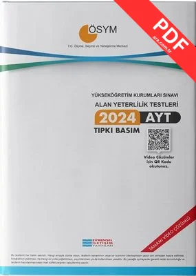 2024 AYT Çıkmış Sorular Video Çözümlü