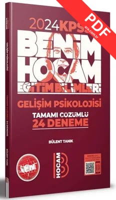 2024 Eğitim Bilimleri Gelişim Psikolojisi Tamamı Çözümlü 24 Deneme
