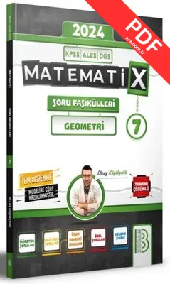 2024 KPSS ALES DGS Matematix Soru Fasikülleri - 7
