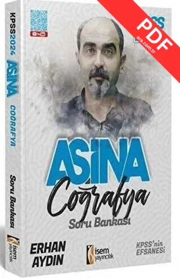 2024 KPSS Aşina Coğrafya Soru Bankası