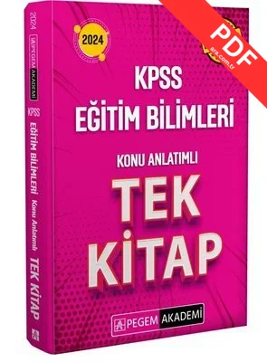 2024 KPSS Eğitim Bilimleri Öğrenme Psikolojisi 20 Deneme PDF indir