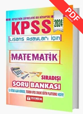 2024 KPSS Lise Ön Lisans GYGK Matematik Geometri Soru Bankası