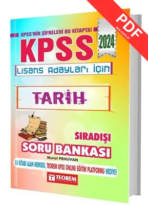 2024 KPSS Lisans Tarih Sıradışı Soru Bankası