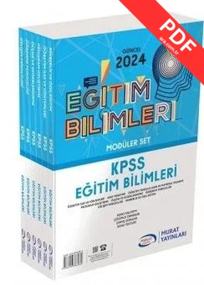 2024 KPSS Modüler Set Eğitim Bilimleri Konu Anlatımı