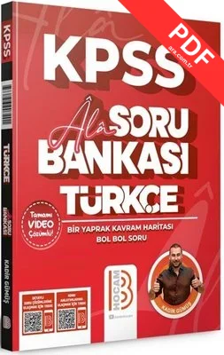 2024 KPSS Eğitim Bilimleri Ölçme ve Değerlendirme 20 Deneme PDF indir