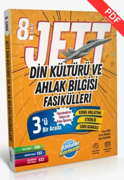 2025 8. Sınıf Jett Din Kültürü ve Ahlak Bilgisi Fasikülleri