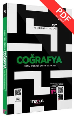 2025 AYT Coğrafya Konu Özetli Yeni Nesil Soru Bankası Tamamı Video Çözümlü