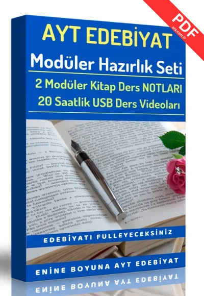 2025 Ayt Edebiyat Hazırlık Seti 2 Kitap 20 Saatlik Özel Anlatım