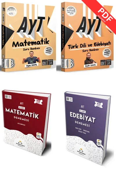 2025 AYT Edebiyat Matematik Soru Bankası ve Deneme Sınavı Seti Benim Hocam Yayınları