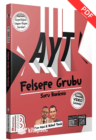 2025 AYT Felsefe Grubu Tamamı Video Çözümlü Soru Bankası Benim Hocam Yayınları