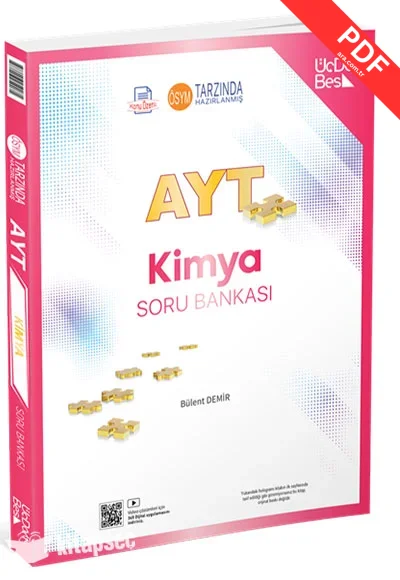 2025 AYT Kimya Konu Özetli Soru Bankası Üç Dört Beş Yayınları