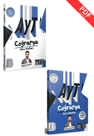 2025 Benim Hocam AYT Coğrafya Ders Notları-Benim Hocam AYT Coğrafya Soru Bankası Seti